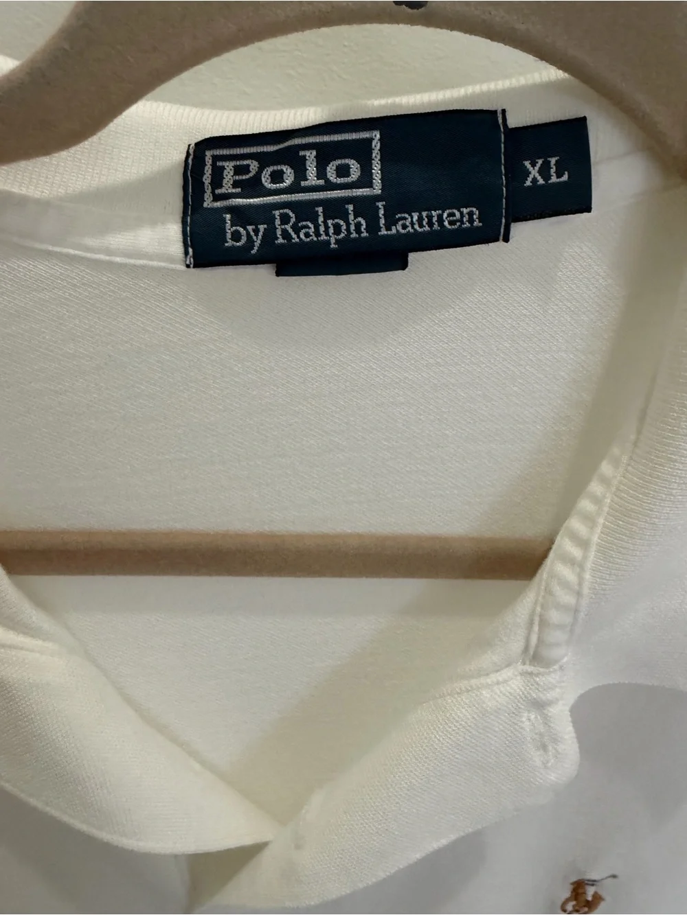Ralph Lauren White Men’s Short-Sleeve Polo with Embroidered Pony